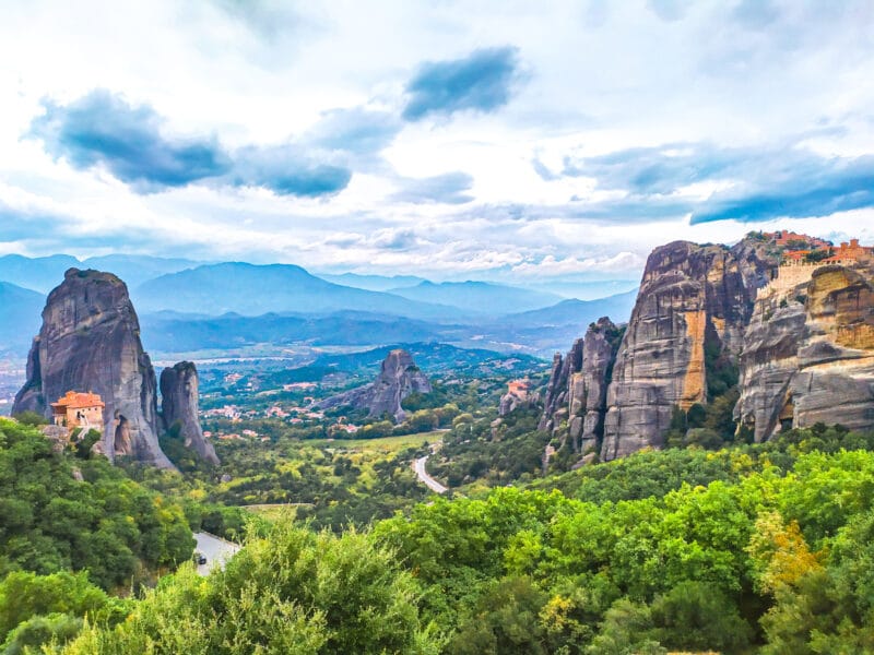 panorama de Meteora