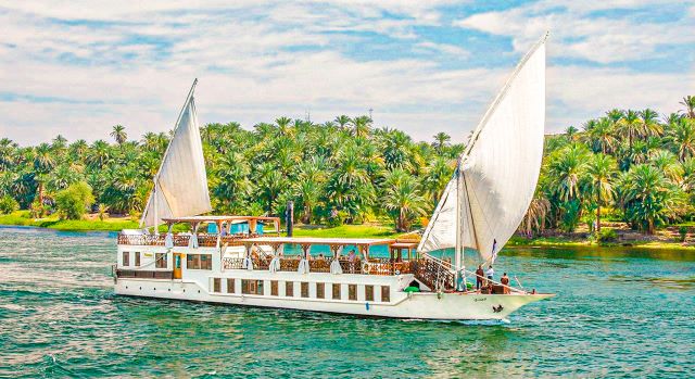 Una dahabiya, el crucero más lujoso por el Nilo